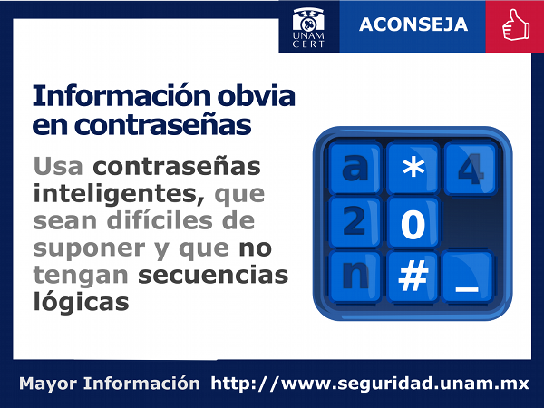 Informacin obvia en contraseas