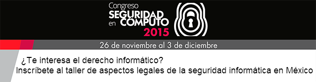 Congreso Seguridad en Cmputo - Derecho informtico